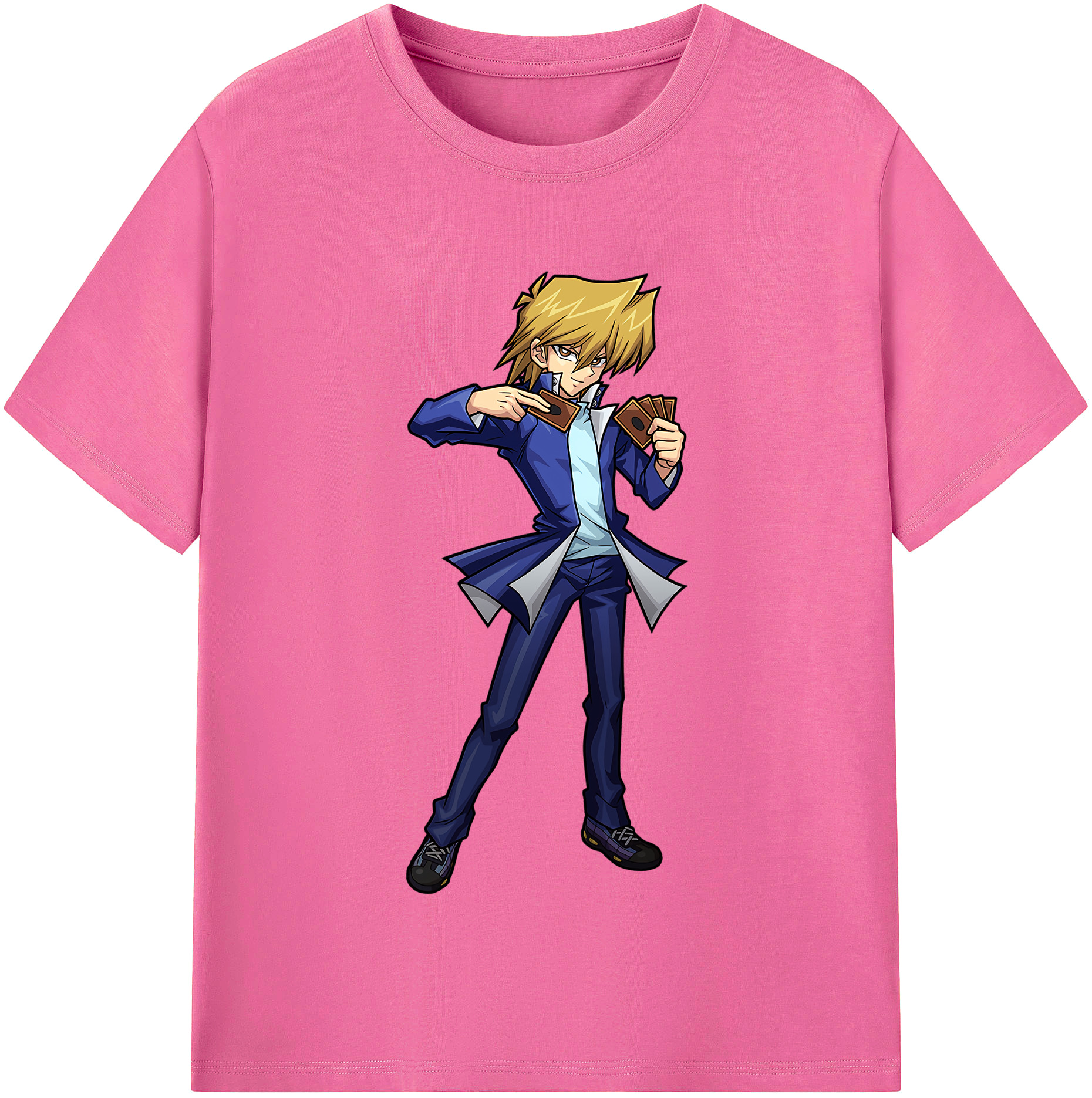 （画像用） 遊☆戯☆王 Yu-Gi-Oh! レディースカジュアルプリントTシャツ（綿100％）